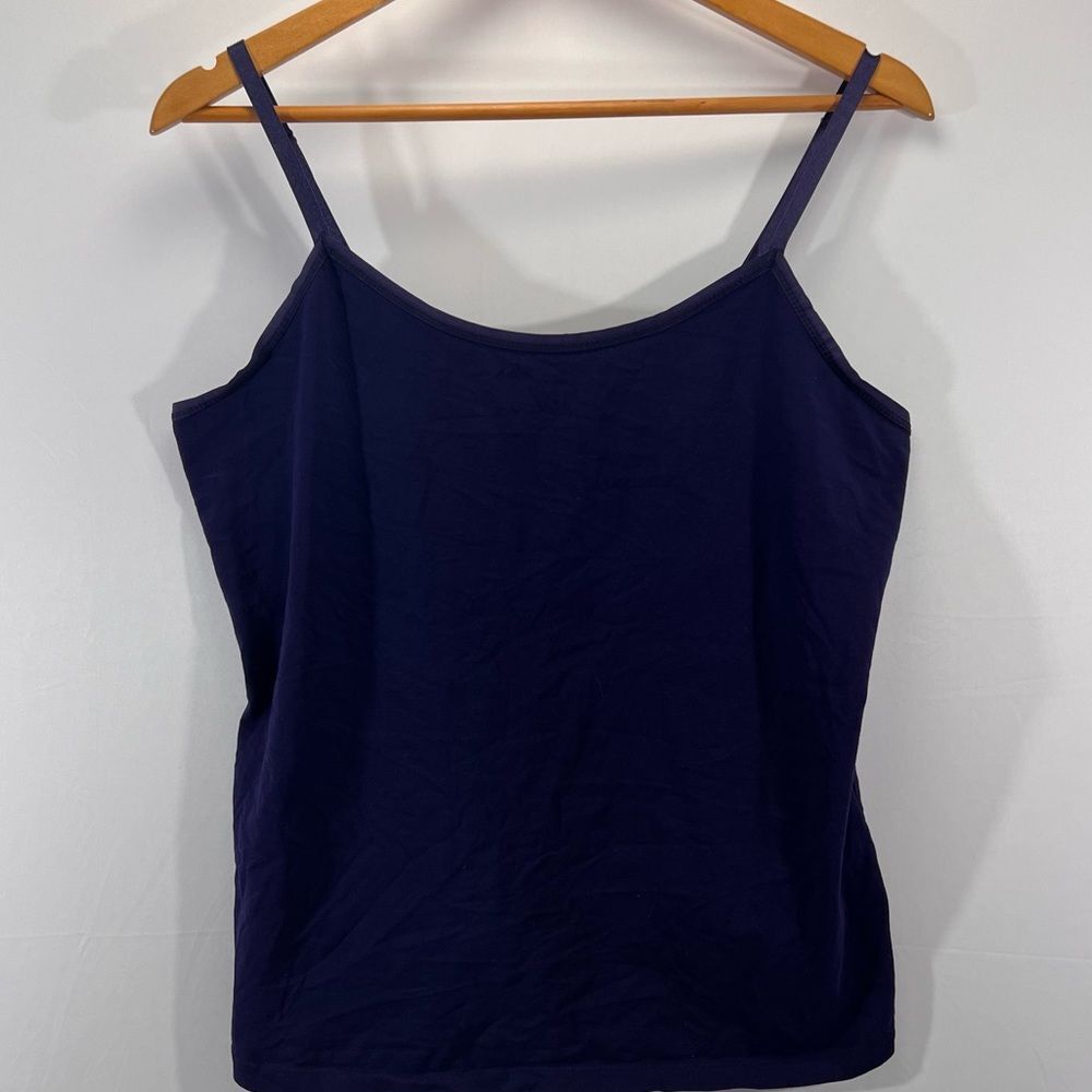 Lane Bryant Cami Tank Top Stretch Blue Size 14/16